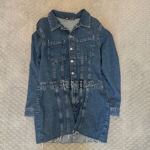 Zara Blue Denim Mini Dress